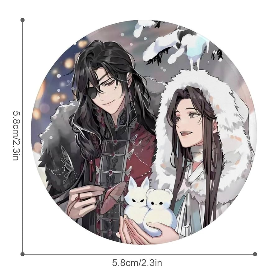 天官賜福　謝憐　花城 缶バッジ　バラ売りおk 天官賜福 缶バッジ 節気之夏シリーズ 花城 謝憐 15cm(限定品